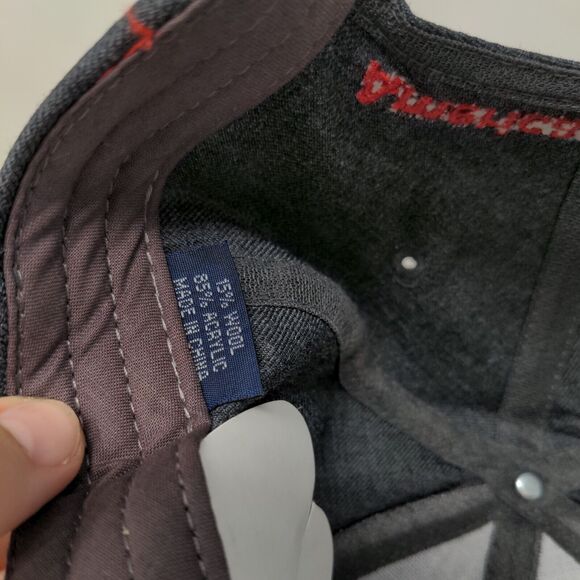 Members For Life American Red Cross Strapback Hat Gray One Size Embroidered - Picture 7 of 7